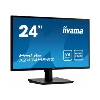 Monitor iiyama ProLite X2474HS-B2, 23,6", 1920x1080 (FHD), 75Hz, VA, 4 ms, Czarny | Sklep ITnes.pl, IT for BUSINESS