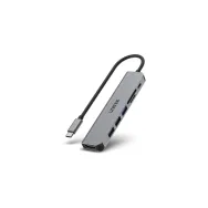 Stacja dokująca USB-C Unitek uHUB S7+ 7-in-1 H1118A, HDMI 4K, 3x USB-A, USB-C PD 100W, alu | Sklep ITnes.pl, IT for BUSINESS