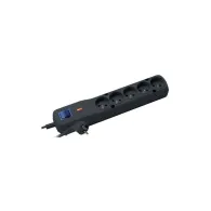 Listwa zasilająca antyprzepięciowa Lestar LV-530W 1966000415 - 5 gniazd, 1,5 m, Czarna | Sklep ITnes.pl - IT for BUSINESS
