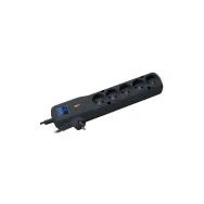 Listwa zasilająca antyprzepięciowa Lestar LV-530W 1966000415 - 5 gniazd, 1,5 m, Czarna | Sklep ITnes.pl - IT for BUSINESS