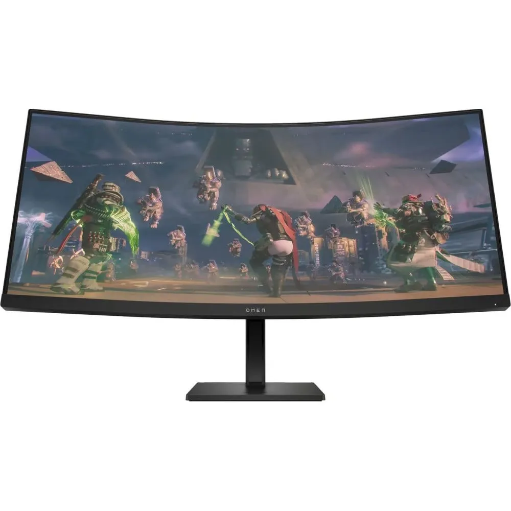 Monitor HP Omen 34c 780K8E9, 34", 3440x1440 (UWQHD), 165Hz, 21:9, zakrzywiony, VA, HDR, 1 ms, Czarny | Sklep ITnes.pl, IT for BU