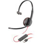 Zestaw słuchawkowy Poly Blackwire 3210 Monaural USB-A Headset 80S01AA