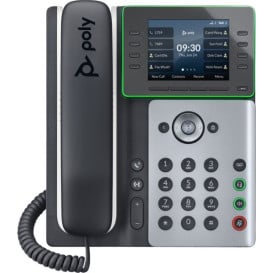 Telefon IP Poly Edge E320 IP Phone and PoE-enabled 82M88AA