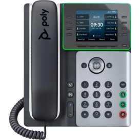 Telefon IP Poly Edge E350 IP Phone and PoE-enabled 82M89AA