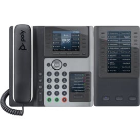 Telefon IP Poly Edge E450 IP Phone and PoE-enabled 82M90AA