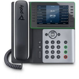 Telefon IP Poly Edge E550 IP Phone and PoE-enabled 82M91AA