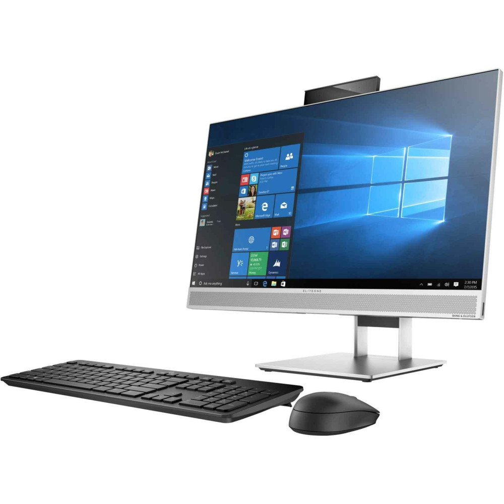 Zdjęcie produktu Komputer All-in-One HP EliteOne 800 G4 4KX23EA - i5-8500/23,8" FHD IPS/RAM 8GB/SSD 256GB/Srebrny/WiFi/DVD/Windows 10 Pro/3OS