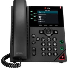 Telefon IP Poly VVX 350 6-Line IP Phone and PoE-enabled 89B68AA