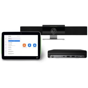 Zestaw do wideokonferencji HP Poly Studio Medium Room Bundle for Zoom Rooms: Studio USB Video Bar and HP PC w/TC10 9C961AA