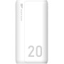 Powerbank Silicon Power GS15 20000mAh SP20KMAPBKGS150W - 1x USB-C, 2x USB-A, 1x mUSB, Biały