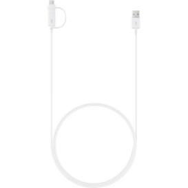 Kabel Samsung USB-A / Micro USB i USB-C combo EP-DG930DWEGWW - 1,5 m, Biały