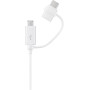 Kabel Samsung USB-A ,  Micro USB i USB-C combo EP-DG930DWEGWW - zdjęcie poglądowe 2