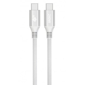 Kabel TB USB-C do USB-C AKTBXKUCCOSI10W - 1m, 240W, USB 2.0, Biały