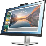 Monitor HP E24d G4 6PA50AA, 23,8", 1920x1080 (FHD), 60Hz, IPS, 5 ms, pivot, kamera, USB-C, Czarno-srebrny | Sklep ITnes.pl, IT f