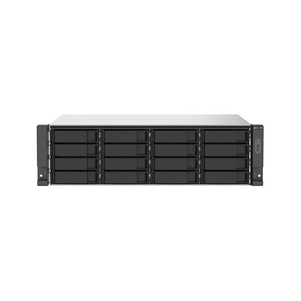 Serwer NAS QNAP Rack TS-1673AU-RP-OSN, Rack (3U), Ryzen V1500B, 32GB RAM, 12TB, 16 wnęk, hot-swap, 3 lata Carry-in | Sklep ITnes