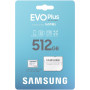 Karta pamięci Samsung EVO Plus 2024 512GB microSD MB-MC512SA/EU - SD Adapter, UHS-I U3, Odczyt 160 MB|s
