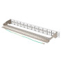 Patchpanel 19" Lanberg PPKS-1248-S - pusty, 48 portów, 1U, do modułów Keystone, szary