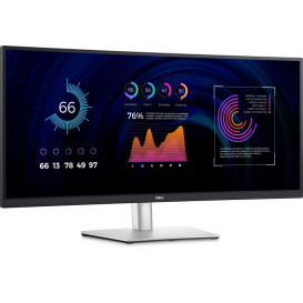 Monitor Dell P3424WE 210-BGTY/5Y - 34"/3440x1440 (UWQHD)/60Hz/21:9/zakrzywiony/IPS/5 ms/USB-C/Czarno-srebrny