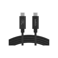 Kabel Belkin USB-C USB4 INZ004BT2MBK, Thunderbolt 4, 240W, 20Gbps, 4K 60Hz, 2m, Czarny | Sklep ITnes.pl, IT for BUSINESS
