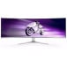 Monitor Philips 49M2C8900L/00 - 48,9"/5120x1440/144Hz/32:9/zakrzywiony/QD OLED/FreeSync/HDR/0,03 ms/USB-C/Biały