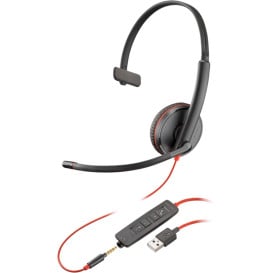 Zestaw słuchawkowy HP Poly Blackwire 3215 Monaural USB-A Headset Bulk 80S06A6