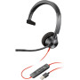 Zestaw słuchawkowy HP Poly Blackwire 3315 Microsoft Teams Certified USB-A Headset 76J13AA