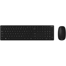 Zestaw bezprzewodowy klawiatury i myszy ASUS W5000 Wireless Keyboard and Mouse Set 90XB0430-BKM2C0 - Czarny