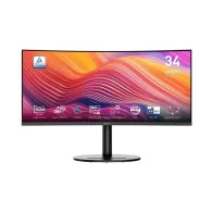 Monitor MSI MODERN MD342CQP, 34", 3440x1440 (UWQHD), 21:9, zakrzywiony, VA, 4 ms, USB-C, Czarny | Sklep ITnes.pl, IT for BUSINES