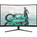 Monitor Philips Evnia 32M2C3500L/00 - 31,5"/2560x1440 (QHD)/180Hz/zakrzywiony/VA/HDR/1 ms/Węgiel Drzewny