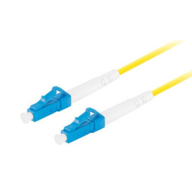 Patchcord światłowodowy Lanberg FO-LULU-SS11-0010-YE - simplex, złącza LC/UPC-LC/UPC, jednomodowy, długość 1m