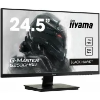 Monitor iiyama BLACK HAWK G-MASTER G2530HSU-B1, 24,5", 1920x1080 (FHD), 75Hz, TN, FreeSync, 1 ms, Czarny | Sklep ITnes.pl, IT fo