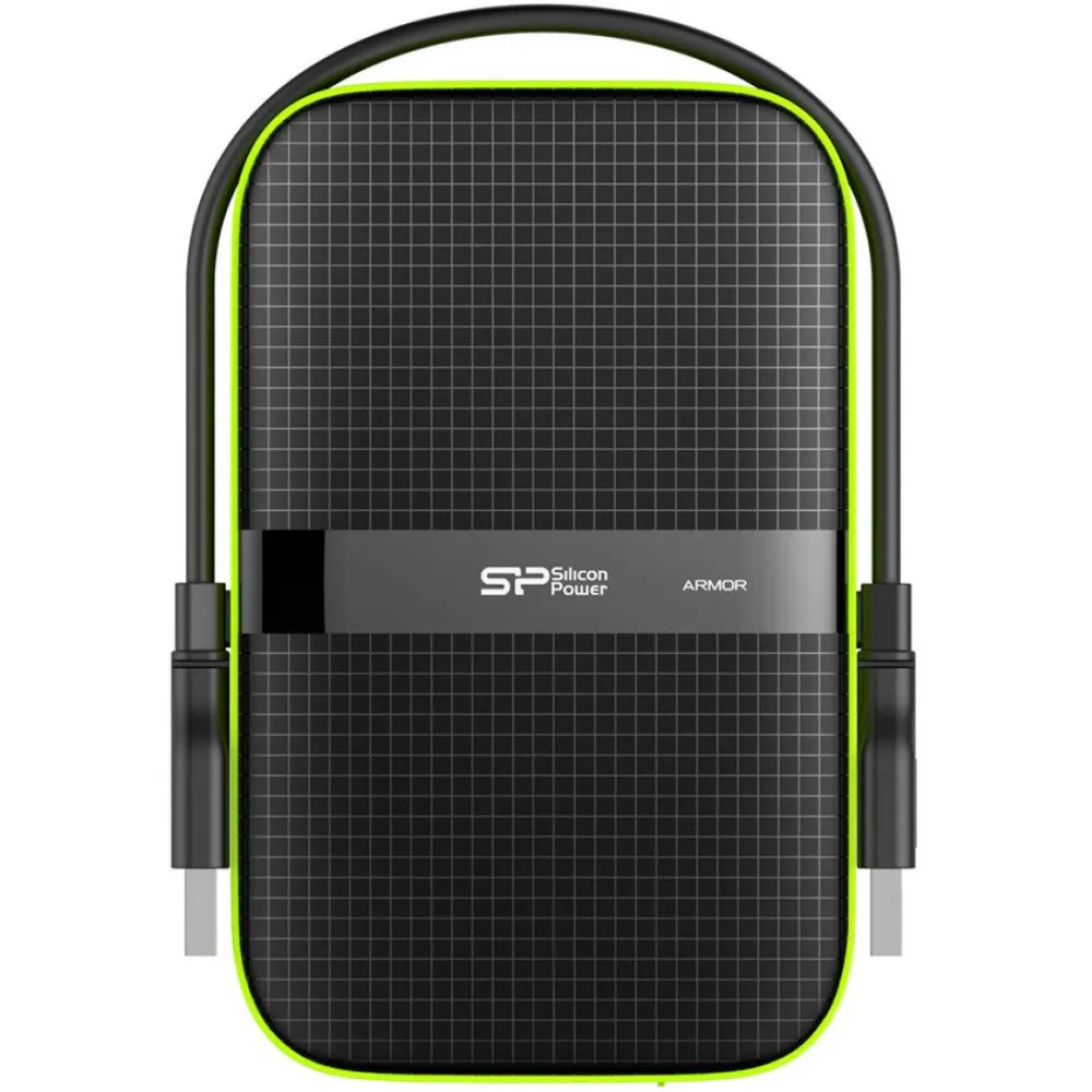 Dysk zewnętrzny HDD 5TB Silicon Power Armor A60 SP050TBPHDA60S3K, Czarny, Zielony | Sklep ITnes.pl, IT for BUSINESS Dysk zewnętrzny HDD 5TB Silicon Power Armor A60 SP050TBPHDA60S3K, Czarny, Zielony | Sklep ITnes.pl, IT for BUSINESS