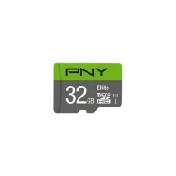 Karta pamięci PNY MicroSDXC Elite 32GB P-SDU32GU185GW-GE - Szara, Zielona | Sklep ITnes.pl - IT for BUSINESS