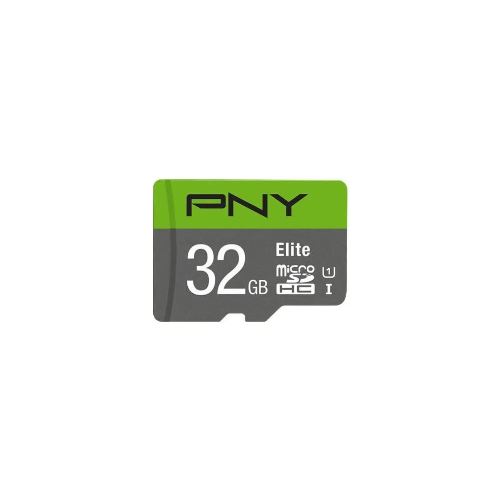 Karta pamięci PNY MicroSDXC Elite 32GB P-SDU32GU185GW-GE - Szara, Zielona | Sklep ITnes.pl - IT for BUSINESS