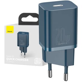 Ładowarka sieciowa Baseus Super Si Quick Charger 1C 20W CCSUP-B03 - USB-C, Niebieska