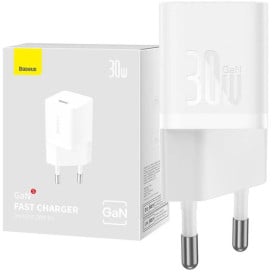 Ładowarka sieciowa Baseus GaN5 30W Mini CCGN070502 - USB-C, Biała