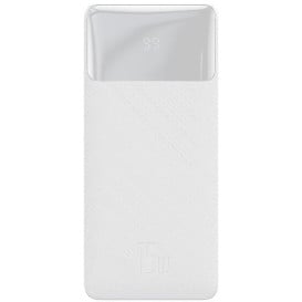 Powerbank Baseus Bipow Digital Display 20000mAh PPBD050102 - 2x USB-A, USB-C, 15W, Biały