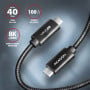 Kabel AXAGON USB-C USB4 BUCM432-CM10AB - zdjęcie poglądowe 1