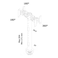 Uchwyt biurkowy do monitora Neomounts by Newstar  Flat Screen Desk Mount 10-30" FPMA-D050DBLACK - Czarny