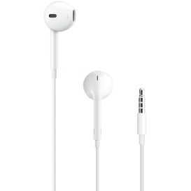 Słuchawki przewodowe Apple EarPods MWU53ZM/A - Jack 3,5 mm, Pilot z mikrofonem, Białe