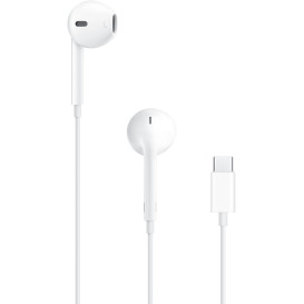 Słuchawki przewodowe Apple EarPods MYQY3ZM/A - USB-C, Pilot z mikrofonem, Białe