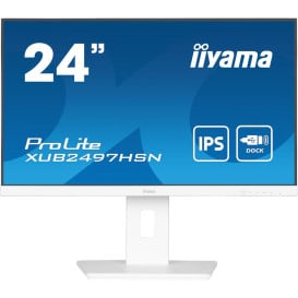 Monitor iiyama ProLite XUB2497HSN-W1 - 23,8"/1920x1080 (Full HD)/100Hz/IPS/1 ms/pivot/Biały