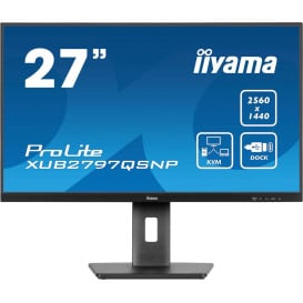 Monitor iiyama ProLite XUB2797QSNP-B1 - 27"/2560x1440 (QHD)/100Hz/IPS/1 ms/pivot/USB-C/Czarny