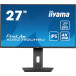 Monitor iiyama ProLite XUB2792UHSU-B6 - 27"/3840x2160 (4K)/60Hz/IPS/4 ms/pivot/USB-C/Czarny