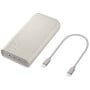 Powerbank Samsung 20000 mAh Wireless Battery Pack (SFC 45W) EB-P4520XUEGEU - Beżowy