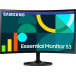 Monitor Samsung Essential LS24D360GAUXEN - 23,2"/1920x1080 (Full HD)/100Hz/zakrzywiony/VA/4 ms/Czarny