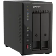 Serwer NAS QNAP Tower TS-253E-6H, Tower, Intel Celeron J6412, 8GB RAM, 12TB, 2TB cache, 2 wnęki, 2 x M.2, hot-swap, 3 lata Carry