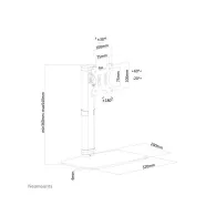 Stojak do monitora Neomounts by Newstar Flat Screen Desk Mount 10-30" FPMA-D890WHITE - Biały