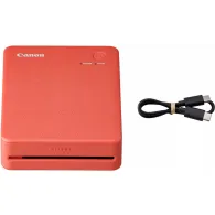 Drukarka mobilna fotograficzna Canon SELPHY SQUARE QX20 6754C001 - Czerwona