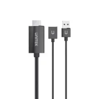 Kabel konwertujący Unitek M1104A USB do HDMI, Czarny | Sklep ITnes.pl, IT for BUSINESS